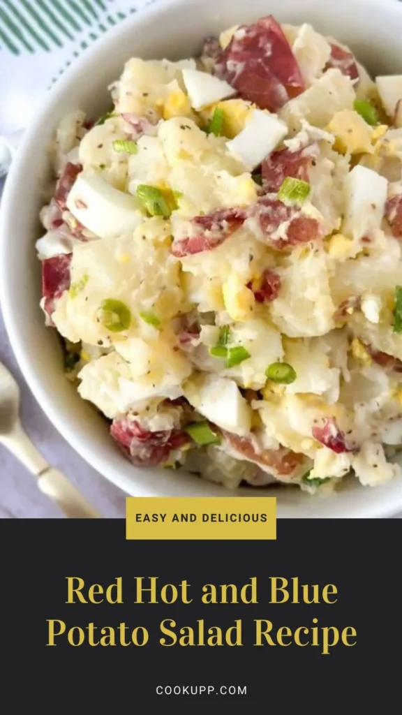 Copycat Red Hot and Blue Potato Salad