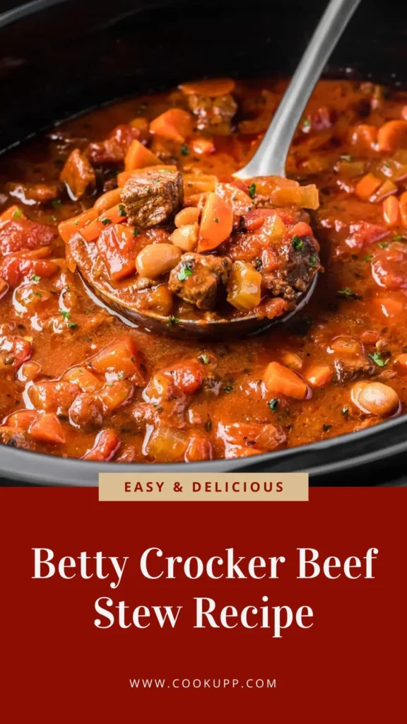 Delicious Betty Crocker Beef Stew 