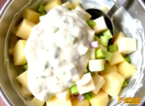 Step 4 Red Hot and Blue Potato Salad Recipe