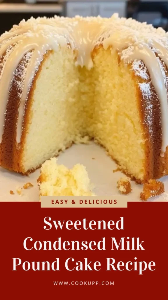 Delicious Sweetened Condensed Milk Pound Cake