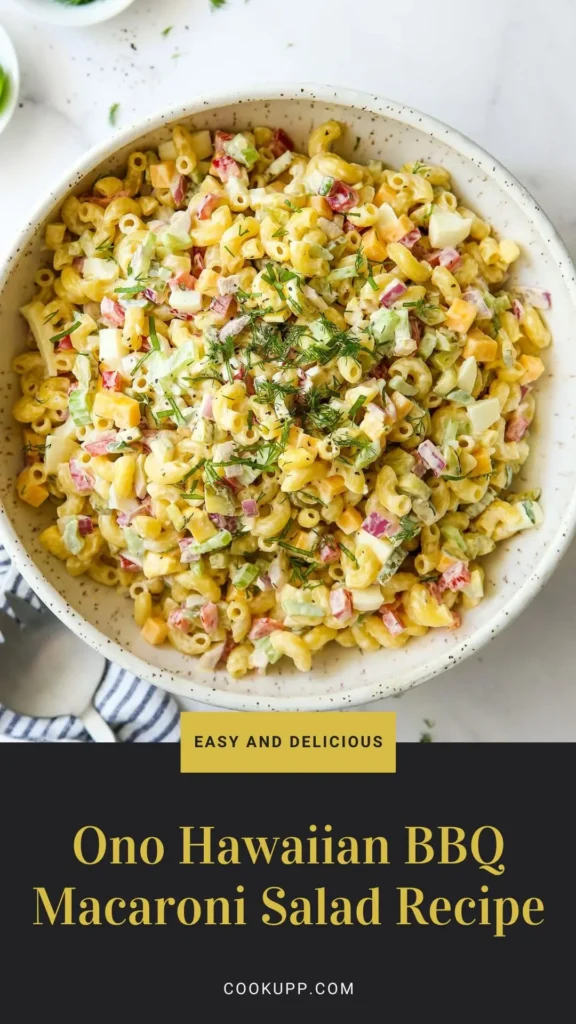 Copycat Ono Hawaiian BBQ Macaroni Salad Recipe