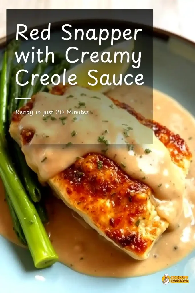 Red Snapper with Creamy Creole Sauce