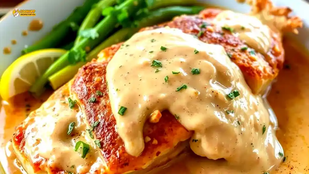 Red Snapper with Creamy Creole Sauce Recipe