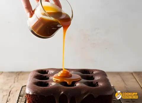 Step 2 German Chocolate Poke Cake Recipe