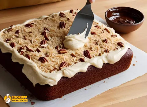 Step 4 German Chocolate Poke Cake Recipe