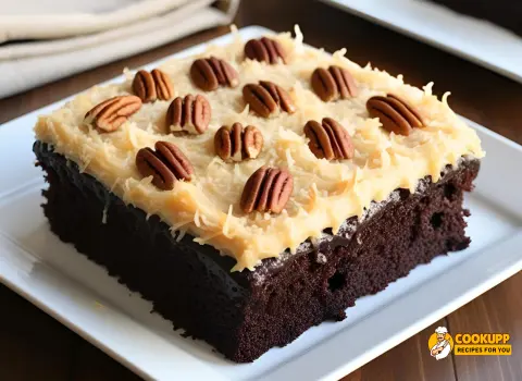 Step 5 German Chocolate Poke Cake Recipe