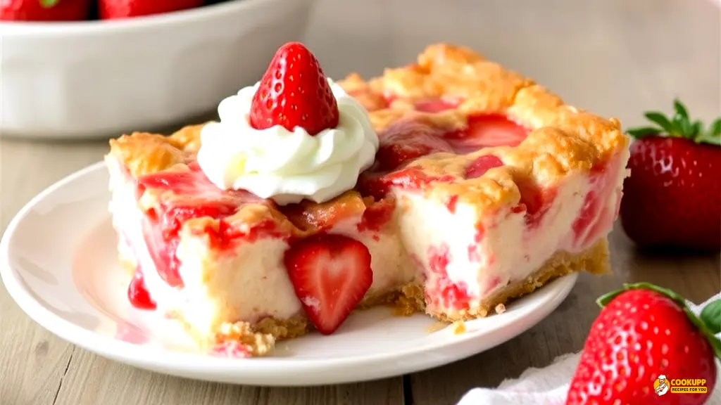 Strawberry Cheesecake Dump Cake Recipe