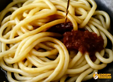 Step 3 Gyu Kaku Garlic Noodles Recipe