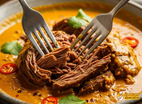 Step 7 Coconut Red Curry Drip Beef Recipe