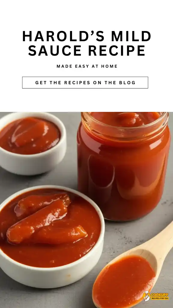 Harold's Mild Sauce