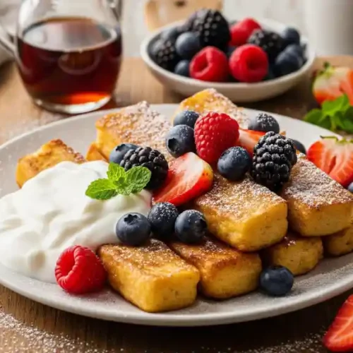 High-Protein French Toast Sticks Recipe