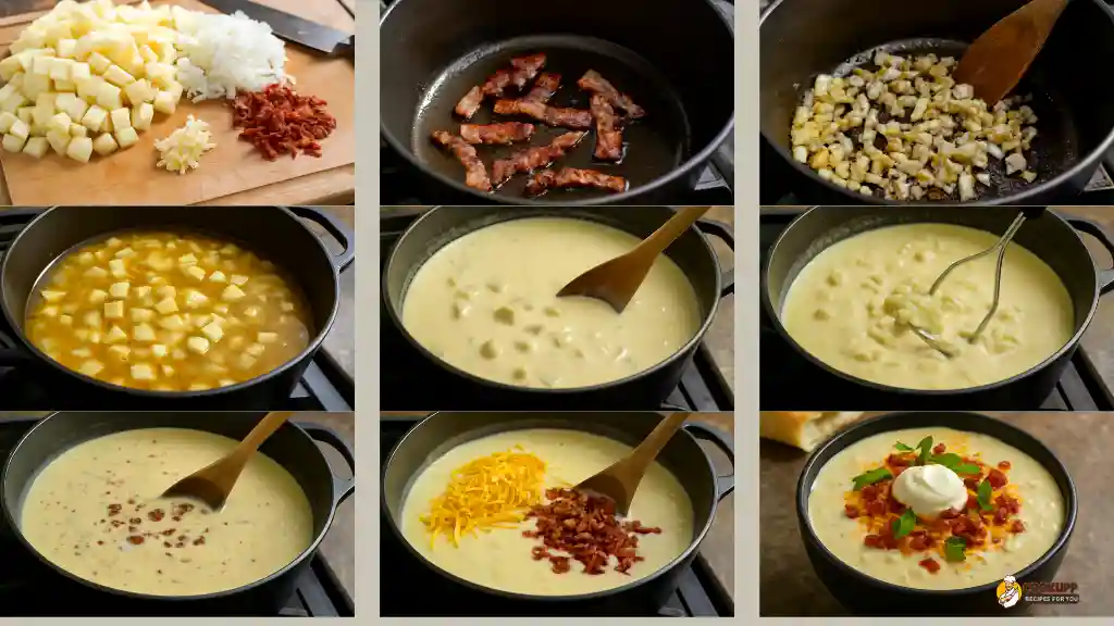 Serve with Steakhouse Potato Soup Recipe