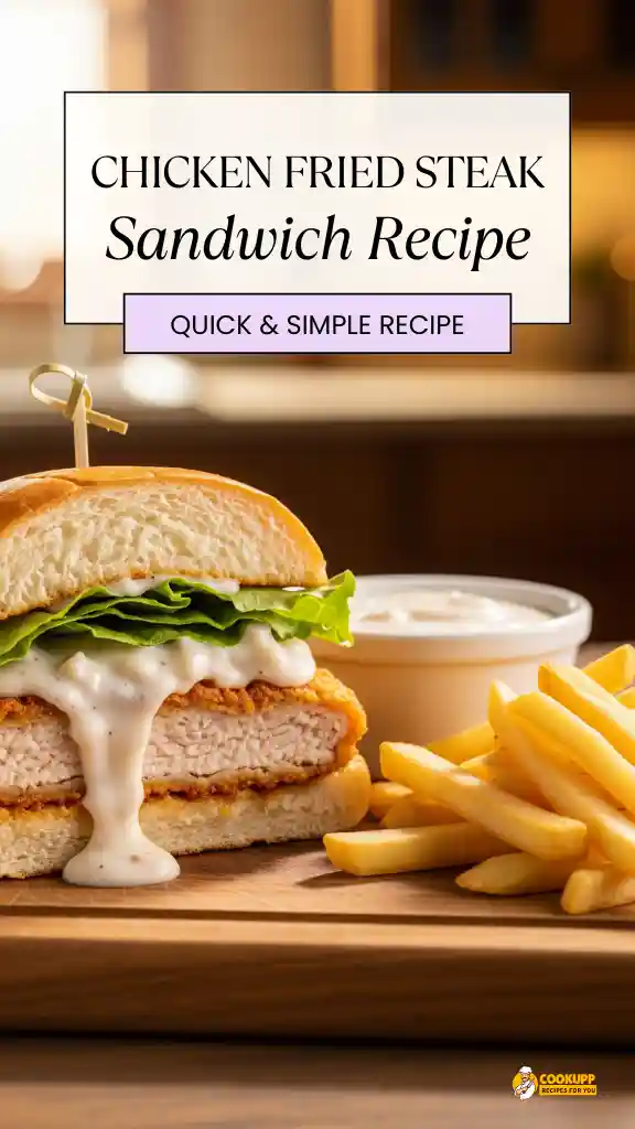 Close-up of crispy chicken fried steak inside a sandwich, showing crunchy texture and juicy layers