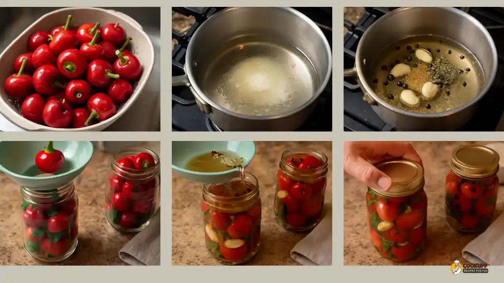 ingredients Pickled Cherry Peppers recipe