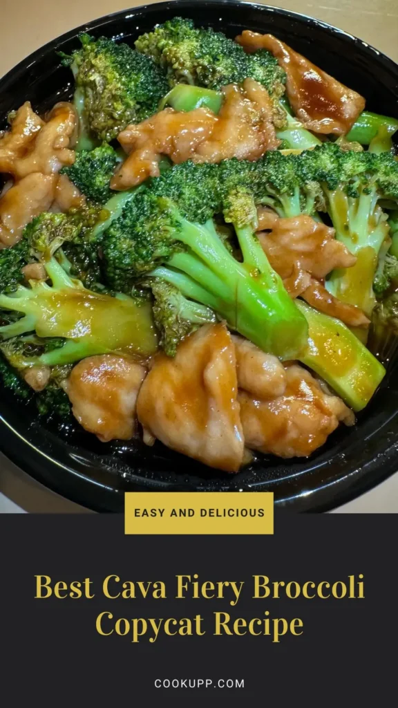 Copycat Best Cava Fiery Broccoli Recipe