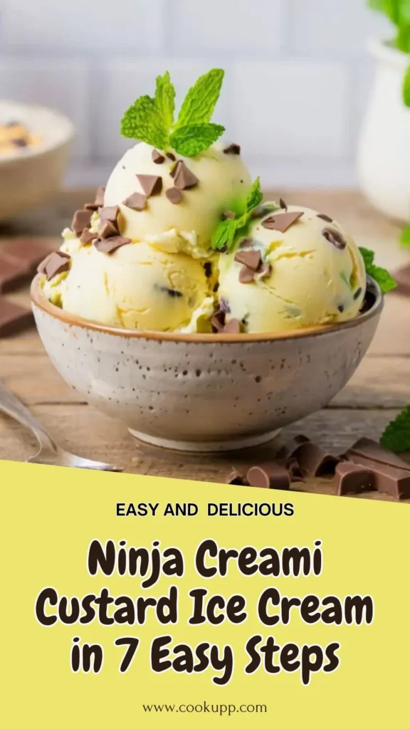 Ninja Creami Custard Ice Cream in 7 Easy Steps