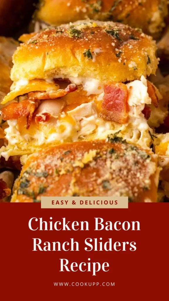 Chicken Bacon Ranch Sliders