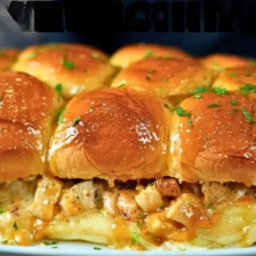 Chicken Bacon Ranch Sliders Recipe