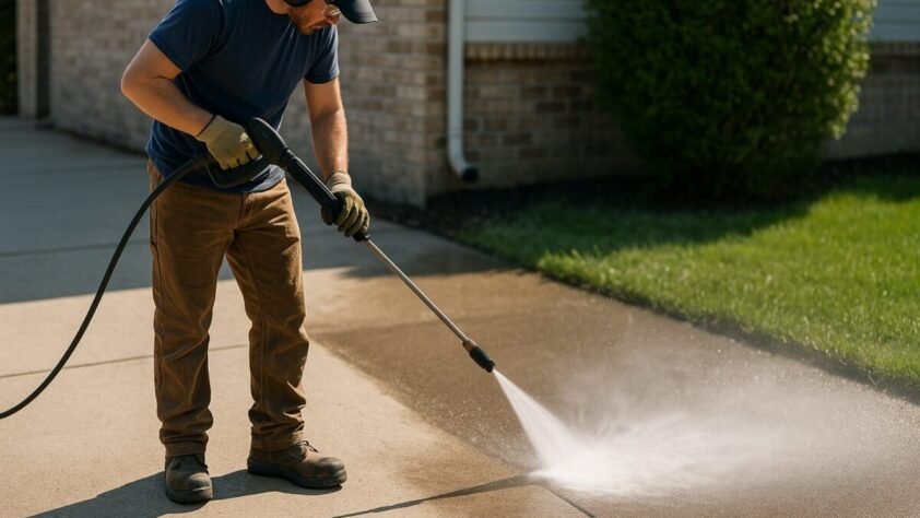 concrete cleaning