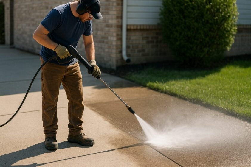 concrete cleaning