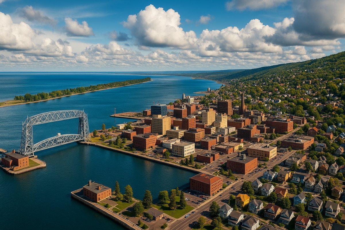 duluth minnesota map