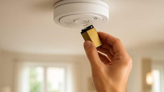 fire smoke detector battery